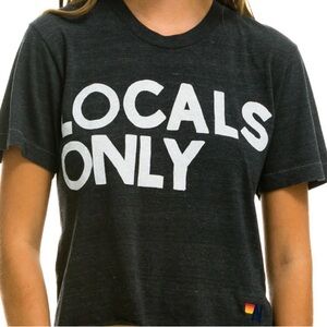 Aviator Nation Black and White Short Sleeve Tee